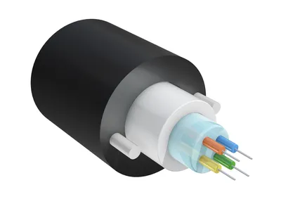 Кабель оптический SNR-ADSS-UT-01-04/2, самонесущий, 4 волокна, 1,0 кН, 5,0 мм