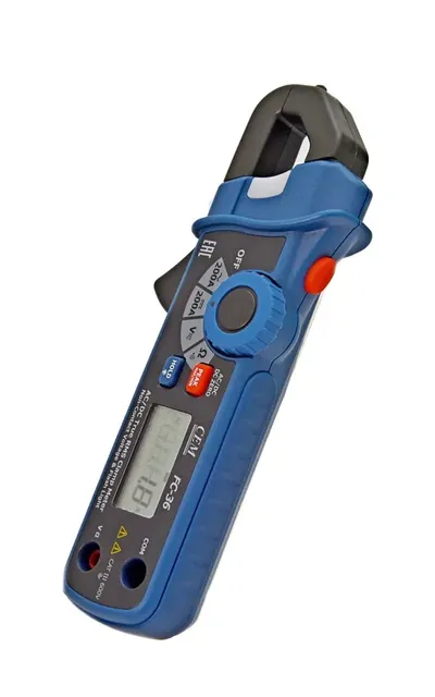 Клещи токоизмерительные CEM FC-36, 200 А AC/DC, 600 В, True RMS, охват 18 мм