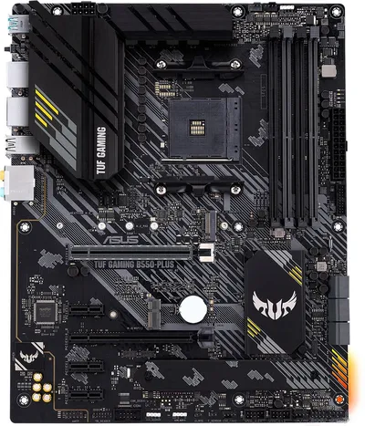 Материнская плата ASUS TUF GAMING B550-PLUS, Socket AM4, ATX, 4×DDR4, 2.5GbE