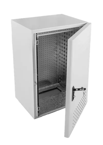Шкаф ЦМО ШТВ-Н-18.6.5-4ААА-Т2, настенный уличный, 18U, 600×500 мм, IP65