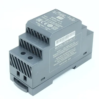 Преобразователь DC-DC Mean Well DDR-30L-5, 30Вт, 18…75В DC→5В/6А, DIN