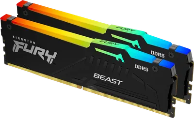 Оперативная память Kingston KF556C40BB2AK2-64, 2×32GB, DDR5, 5600MHz, RGB