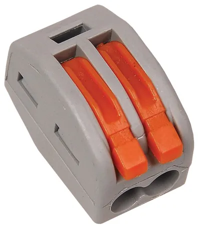Клемма пружинная IEK СМК 222-412 (UKZ-001-412), 2 контакта, 0,08–4 мм², 32 А