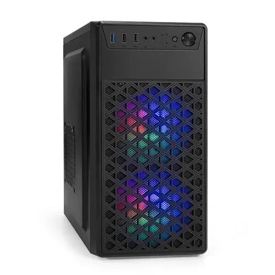 Корпус Minitower ExeGate EX296980RUS, mATX, БП 400 Вт, черный
