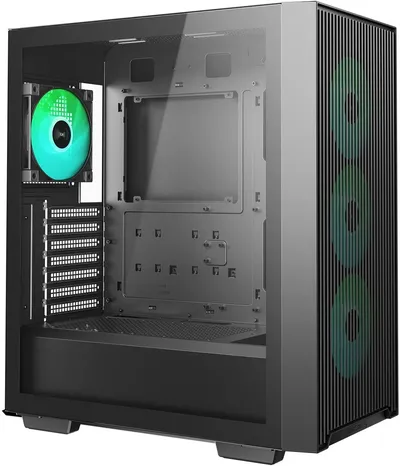 Корпус Deepcool CC560 ARGB V3, ATX, TG, 4×120 мм ARGB, чёрный