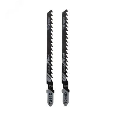 Пилка REXANT KR-92-0312 для электролобзика, T244D, 100 мм, 6 TPI, 2 шт