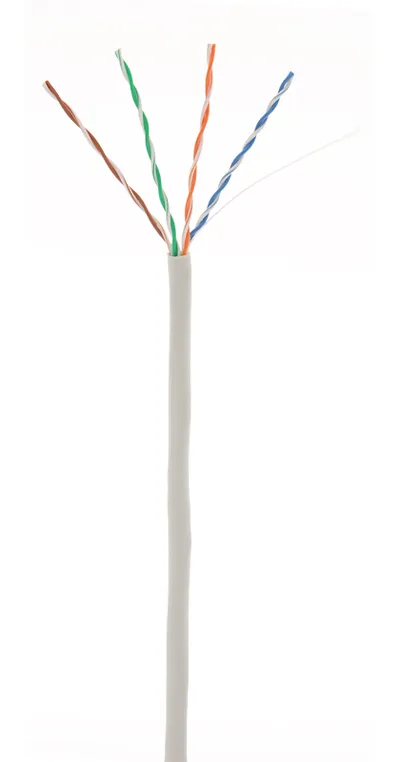 Кабель NETLAN UEC-UU004-5E-PVC-GY, U/UTP Cat.5e, 305м