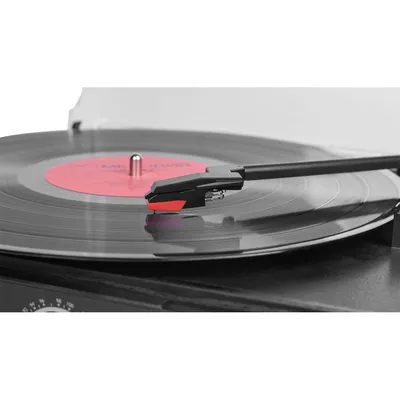 Проигрыватель виниловых пластинок Ritmix LP-200B, черный/древесный