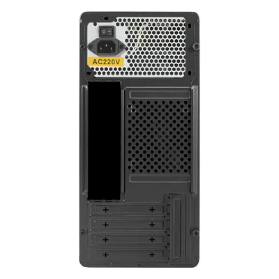 EX299274RUS Корпус Minitower ExeGate BAA-503-UNS450 (mATX, БП UNS450 с вент. 12см,  2*USB,  HD  Audio, черный)