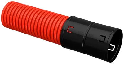 Труба кабельная IEK ELASTA CTG12-090-K04-100-R, двустенная ПНД, 90 мм, 100 м