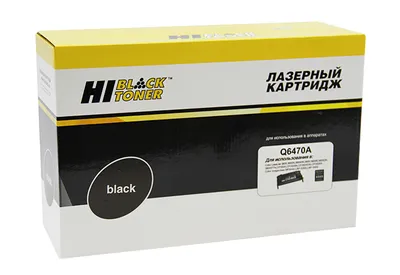 Картридж Hi-Black HB-Q6470A, для HP CLJ 3600/3800/CP3505, чёрный, 6K