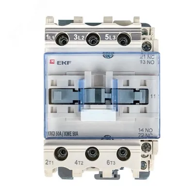 Контактор EKF ctr-s-50-220, 50А, 220В AC, 1НО+1НЗ