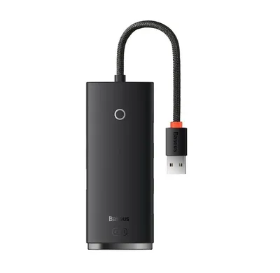 USB-хаб Baseus Lite Series, черный, артикул WKQX030001