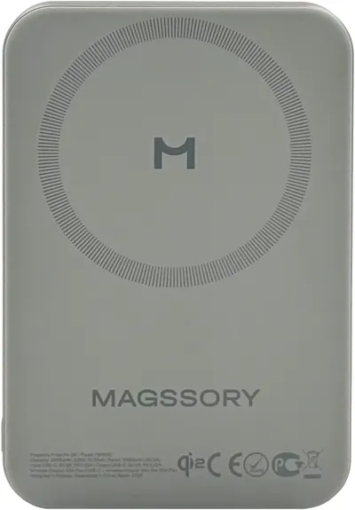 Внешний аккумулятор Magssory PBN022, 10000мАч, QC4.0/PD3.0 15Вт, USB-C