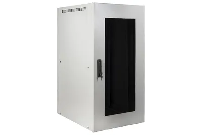 Шкаф ROXTON R-248RR, 24U, 800 мм, со стеклянной дверью