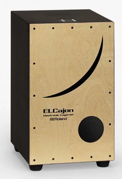 Гибридный кахон Roland EC-10 ELCajon, 30 пресетов, сапеле, усилитель и динамик