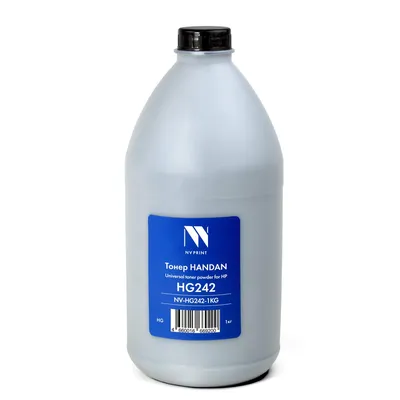 Тонер NV Print NV-HG242-1KG, чёрный, 1 кг, для HP серии 242A