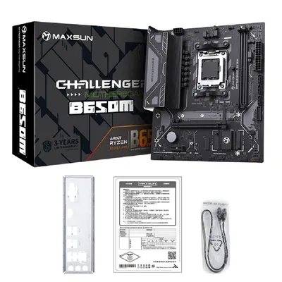 Повреждение упаковки MAXSUN MS-Challenger B650M (Socket AM5, mATX, 2*DDR5, HDMI/DP, 4*SATA3, 1*M.2, 1*PCIEx16/1*PCIEx1, 2*USB2.0, 4*USB 3.2 Gen1, LAN 1*1G, RTL)