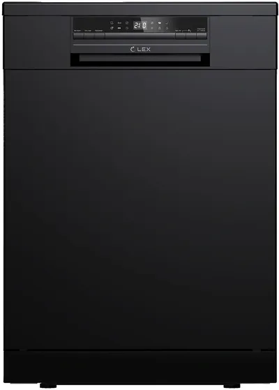 Посудомоечная машина LEX DW6063N BL, полноразмерная, 14 мест, A++, чёрная