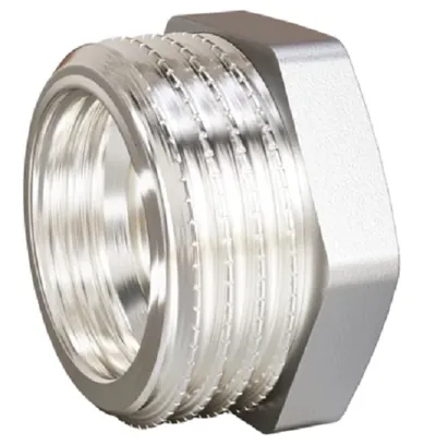 Футорка LD Pride LD.67.507.25х20, 1"НР × 3/4" ВР, латунь никель