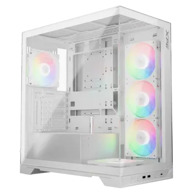 Корпус A-DATA INVADERXMT-WHCWW, ATX, Mid-Tower, стекло