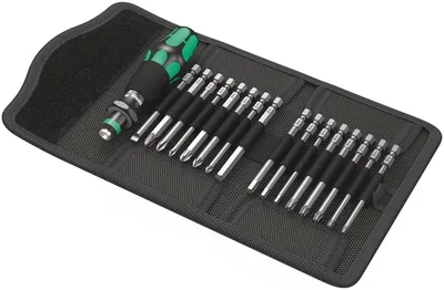 Набор бит WERA Kraftform Kompakt 60 WE-059295, 17 предметов, 1/4", 89 мм