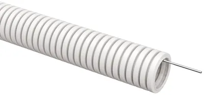 Труба гофрированная IEK ET-TG21-121-032-025-K01, ПВХ, d=32 мм, с зондом, 25 м