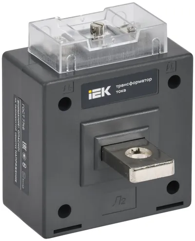 Трансформатор тока IEK ITT10-2-10-0600-08, 600/5 А, 10 ВА, класс 0,5