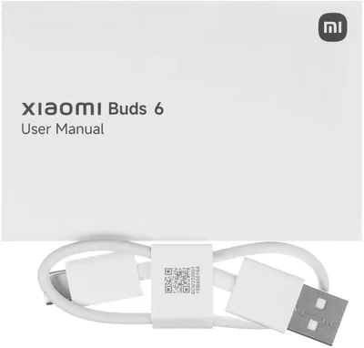 Гарнитура Xiaomi Buds 6 BHR09GTGL, TWS-вкладыши, Bluetooth, IP54, фиолетовый