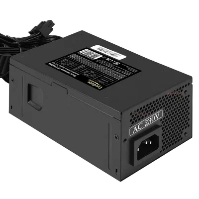 Блок питания 450W ExeGate TPS450AS (TFX, APFC, 8cm fan, 24pin, (4+4)pin, PCI-E, 3xSATA, 2xIDE, black)