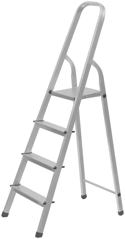 Лестница-стремянка FIT 65342, алюминий, 4 ступени, до 120 кг, 2680 мм