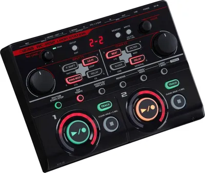 Сэмплер Boss RC-202 Loop Station, 2 трека, 64 ячейки, 8 эффектов, USB/MIDI