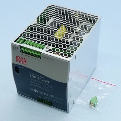 Блок питания Mean Well SDR-960-24, AC-DC, DIN-рейка, 960Вт, ККМ, 24В/40A
