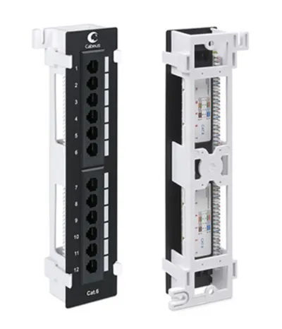 Патч-панель Cabeus PL-12-Cat.6-WL-Dual IDC, Cat 6, 12 портов RJ-45, настенная