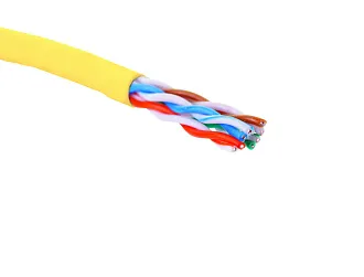 Кабель Eurolan 19C-U5-12YL-B305, U/UTP Cat.5e, 4 пары, 305м, желтый