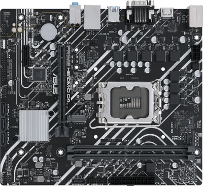 Материнская плата ASUS PRIME H610M-D D4, LGA 1700, H610, 2×DDR4, mATX