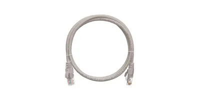 Патч-корд Nikomax NMC-PC4UD55B-010-C-GY, U/UTP кат.5e, 1 м, серый