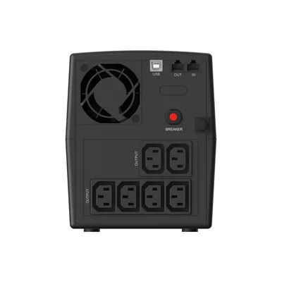 ИБП CBR QUANTUM QTM-1050CE, Line Interactive, 1050 В·А / 600 Вт, 6×C13