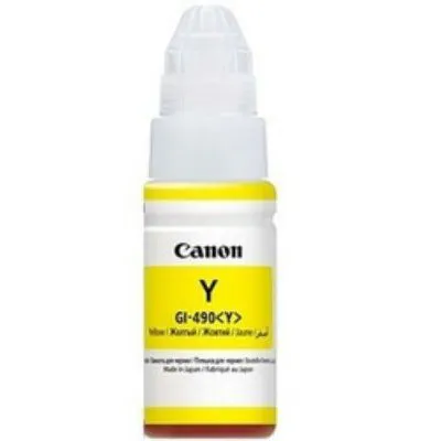 Чернила Canon GI-490Y 0666C001, жёлтые, 70 мл, до 7000 страниц