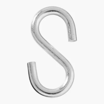 Крюк S-образный Крепдил Hook-5mm, сталь, цинк, 5 мм