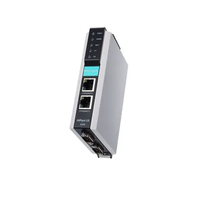 Преобразователь MOXA NPort IA-5250I, 2 порта RS-232/422/485 в Ethernet, 2×10/100BaseT(X)