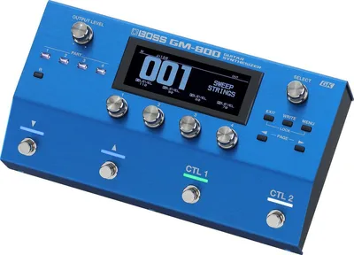 Синтезатор Boss GM-800, гитарный/басовый, напольный, 1200 тембров, MIDI, USB