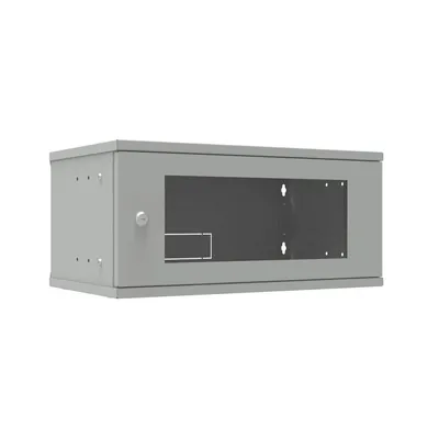 Шкаф телекоммуникационный SNR SNR-TWC-4-GL, настенный 4U, 523×300×234 мм, IP20, стеклянная дверь
