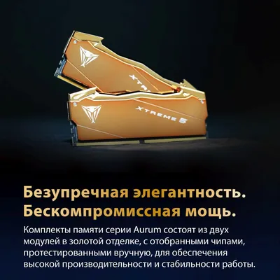 Модуль памяти PATRIOT VXA532G6432K, DDR5-6400, 32 ГБ (2×16 ГБ)