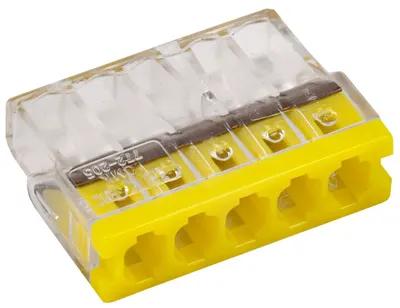 Клемма ответвительная ИЭК СМК 772-205 (UKZ30-205-001), 5 контактов, 0.2–2.5 мм²