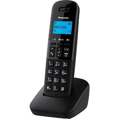 Повреждение упаковки Panasonic KX-TGB610RUB  (черный) {Беспроводной DECT,40 мелодий,телефонный справочник 120 зап.