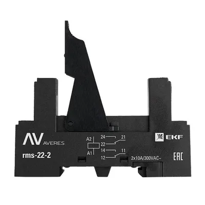 Разъем для реле EKF rms-22-2, PM slim 22/2 AVERES