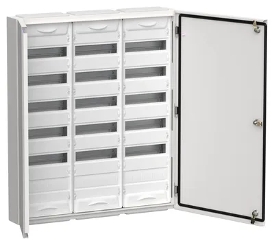 Корпус IEK TI5-50-N-3X072-54, ЩРн-216, 960×830×140мм, IP54, белый, две двери