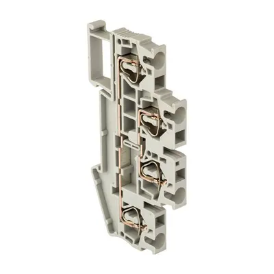 Колодка клеммная EKF plc-jxb-st-2.5-4-2, 24А, двойная, самозажимная