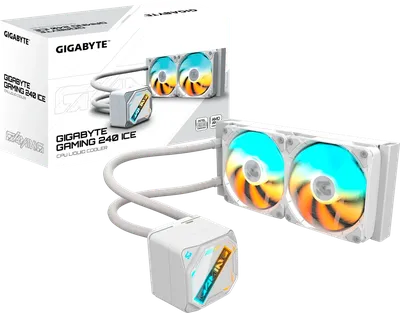 Система охлаждения Gigabyte Gaming GME 240I, 240 мм, 2×120 мм ARGB, LGA 1700/AM5